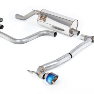 MILLTEK - SSXFD409 - FORD FIESTA MK7/MK8 1.0T ECOBOOST ST-LINE 3 &AMP; 5 DOOR (155PS HYBRID OPF/GPF MODELS ONLY) - MAXTON DESIGNS DUAL OUTLET KITS 2020&GT;2026 PARTICULATE FILTER-BACK