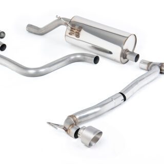 MILLTEK - SSXFD410 - FORD FIESTA MK7/MK8 1.0T ECOBOOST ST-LINE 3 &AMP; 5 DOOR (155PS HYBRID OPF/GPF MODELS ONLY) - MAXTON DESIGNS DUAL OUTLET KITS 2020&GT;2026 PARTICULATE FILTER-BACK
