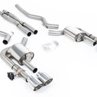 MILLTEK - SSXFD416 - FORD MUSTANG 5.0 V8 DARK HORSE (S650 FASTBACK) / MACH 1 (FASTBACK S550) 2021&GT;2026 CAT-BACK