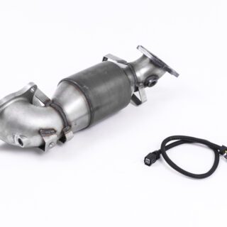 MILLTEK - SSXHO230 - HONDA / ACURA CIVIC TYPE R FK2 TURBOCHARGED 2.0 LITER I-VTEC (LHD MODELS ONLY) 2015&GT;2017 CAST DOWNPIPE WITH HJS HIGH FLOW SPORTS CAT