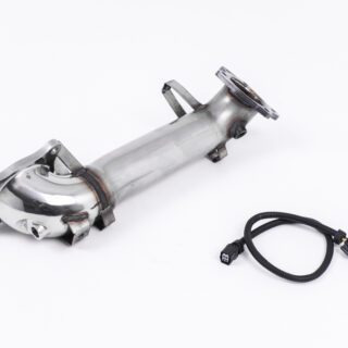 MILLTEK - SSXHO231 - HONDA / ACURA CIVIC TYPE R FK2 TURBOCHARGED 2.0 LITER I-VTEC (LHD MODELS ONLY) 2015&GT;2017 LARGE-BORE DOWNPIPE AND DE-CAT