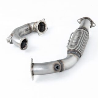 MILLTEK - SSXHY165 - HYUNDAI / KIA I20 N 1.6 T-GDI 204PS (OPF/GPF EQUIPPED CARS ONLY) 2021&GT;2026 LARGE-BORE DOWNPIPE AND DE-CAT