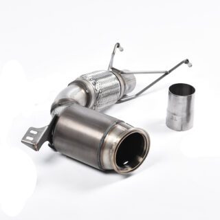 MILLTEK - SSXM409 - NEW MINI MK3 (F56) MINI COOPER S 2.0 TURBO (UK AND EUROPEAN MODELS &AMP; PRE-LCI ONLY) 2014&GT;2018 LARGE BORE DOWNPIPE AND HI-FLOW SPORTS CAT