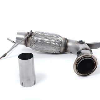 MILLTEK - SSXM419 - NEW MINI MK3 (F56) COOPER 1.5T (PRE-LCI ONLY) 2014&GT;2018 LARGE-BORE DOWNPIPE AND DE-CAT