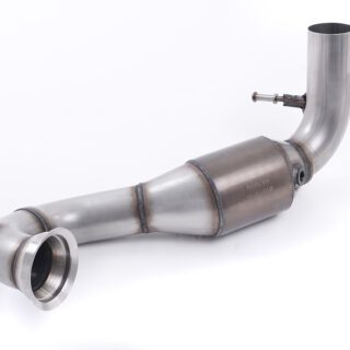 MILLTEK - SSXMZ116 - MERCEDES A-CLASS A45 AMG 2.0 TURBO (W176) / CLA-CLASS CLA45 AMG 2.0 TURBO 2012&GT;2018 LARGE BORE DOWNPIPE AND HI-FLOW SPORTS CAT