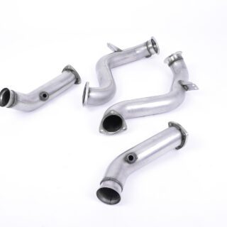 MILLTEK - SSXMZ119 - MERCEDES C-CLASS C63 &AMP; C63 S (W205) SALOON 4.0 BI-TURBO V8 (NON-GPF EQUIPPED MODELS ONLY) 2015&GT;2026 LARGE-BORE DOWNPIPES AND CAT BYPASS PIPES