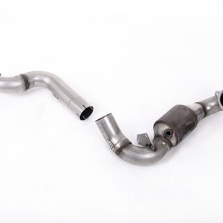 MILLTEK - SSXMZ135 - MERCEDES A-CLASS A35 AMG 2.0 TURBO SALOON-SEDAN / W177 HATCH ONLY OPF-GPF MODELS / CLA-CLASS CLA35 AMG 2.0 TURBO COUPE & SHOOTING BRAKE 2019&GT;2026 LARGE BORE DOWNPIPE AND HI-FLOW SPORTS CAT