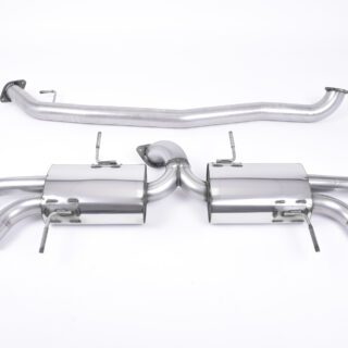 MILLTEK - SSXNI003 - NISSAN GT-R R35 2009&GT;2015 SECONDARY CAT-BACK