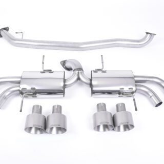 MILLTEK - SSXNI007 - NISSAN GT-R R35 2009&GT;2015 SECONDARY CAT-BACK