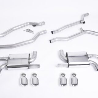 MILLTEK - SSXPO110 - PORSCHE CAYENNE 958 TURBO 4.8 V8 (PRE-FACELIFT) 2010&GT;2014 CAT-BACK