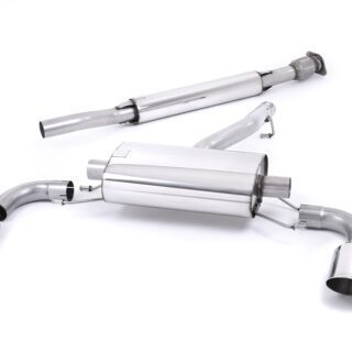 MILLTEK - SSXSB030 - SUBARU BRZ 2.0-2.4 LITER 2012>2026 / TOYOTA GT86 2.0 LITER 2012>2021 SECONDARY CAT-BACK