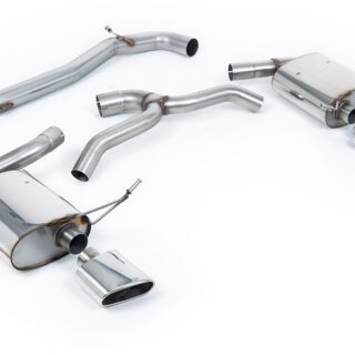 MILLTEK - SSXSE236 - SEAT LEON CUPRA MK4 ST KOMBI/ESTATE 310 &AMP; 333PS - SEAT LEON ST CUPRA 300 (4×4) ESTATE / STATION WAGON / COMBI (OPF/GPF EQUIPPED) 2019&GT;2024 PARTICULATE FILTER-BACK/CAT-BACK