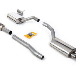 MILLTEK - SSXSK014 - SKODA OCTAVIA VRS 2.0T FSI 2006&GT;2010 TURBO-BACK INCLUDING HI-FLOW SPORTS CAT