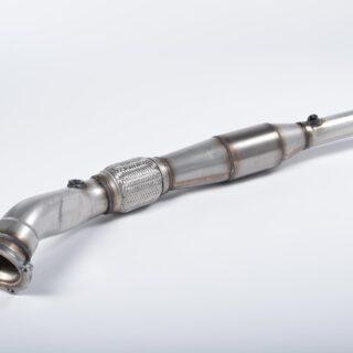 MILLTEK - SSXVW050 - AUDI A3 1.8T 2WD 3 & 5 DOOR / SEAT LEON 1.8T SPORT AND CUPRA 180PS / SKODA OCTAVIA RS 1.8T 180 AND 1.8T 150 / VW GOLF MK4 337 ANNIVERSARY 180BHP - GOLF MK4 GTI 1.8T 1996&GT;2006 LARGE BORE DOWNPIPE AND HI-FLOW SPORTS CAT