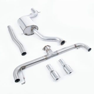 MILLTEK - SSXVW141 - VOLKSWAGEN SCIROCCO R 2009&GT;2016 CAT-BACK