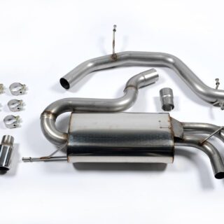 MILLTEK - SSXVW147 - AUDI A3 2.0T FSI 2WD 3 DOOR / SEAT LEON FR 2.0 T FSI 200-211PS - LEON CUPRA 2.0T FSI 240PS / VOLKSWAGEN GOLF MK5 GTI 2.0T FSI 2003&GT;2013 CAT-BACK