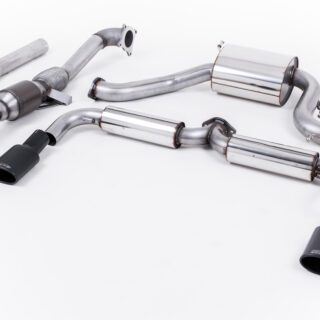 MILLTEK - SSXVW153 - VOLKSWAGEN SCIROCCO R 2009&GT;2016 TURBO-BACK INCLUDING HI-FLOW SPORTS CAT