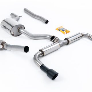 MILLTEK - SSXVW188 - VOLKSWAGEN GOLF MK6 GTI 2.0 TSI 210PS 2009&GT;2013 TURBO-BACK EXCLUDING HI-FLOW SPORTS CAT