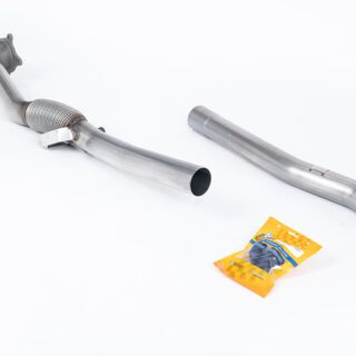 MILLTEK - SSXVW216 - VOLKSWAGEN GOLF MK5 GTI 2.0T FSI / GOLF MK6 R 2.0 TFSI 270PS 2004&GT;2013 LARGE-BORE DOWNPIPE AND DE-CAT