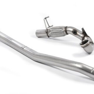 MILLTEK - SSXVW264 - AUDI S3 2.0 TFSI / SEAT LEON ST CUPRA 300 / VOLKSWAGEN GOLF MK7 2.0TFSI - GOLF MK7.5 R 2.0 TSI 300-310 PS 2013&GT;2021 LARGE-BORE DOWNPIPE AND DE-CAT
