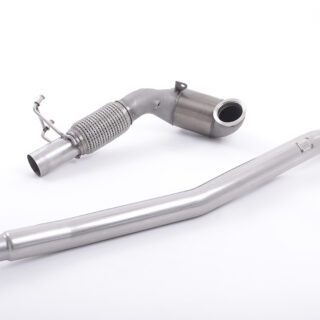 MILLTEK - SSXVW349 - AUDI S3 8V 2.0TFSI / SEAT LEON ST CUPRA 300 / VW GOLF MK7 MK7.5 R 2.0 TFSI TSI 300-310PS EA888.3 2013-2021 LARGE BORE DOWNPIPE AND HI-FLOW SPORTS CAT
