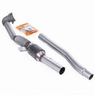 MILLTEK - SSXVW390 - VOLKSWAGEN GOLF MK5 GTI 2.0T FSI / GOLF MK6 GTI 2.0 TSI 210PS 2004&GT;2013 CAST DOWNPIPE WITH RACE CAT