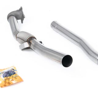MILLTEK - SSXVW391 - VOLKSWAGEN GOLF MK5 GTI 2.0T FSI / GOLF MK6 GTI 2.0 TSI 210PS 2004&GT;2013 LARGE-BORE DOWNPIPE AND DE-CAT