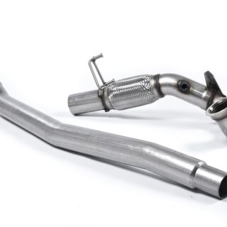MILLTEK - SSXVW395 - SEAT LEON CUPRA 280 &AMP; 290&300 2.0 TSI / VOLKSWAGEN GOLF MK7 GTI - GOLF MK7.5 GTI 2013&GT;2019 LARGE-BORE DOWNPIPE AND DE-CAT