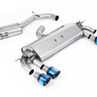 MILLTEK - SSXVW402 - VOLKSWAGEN GOLF MK7 R 2.0 TSI 300PS (ECE APPROVED &AMP; 76.2MM SYSTEMS) 2014&GT;2016 CAT-BACK
