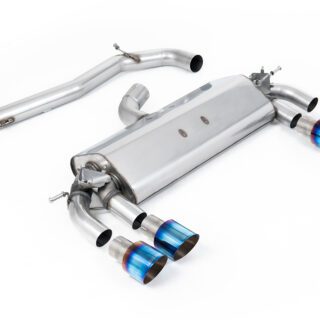 MILLTEK - SSXVW406 - VOLKSWAGEN GOLF MK7 R 2.0 TSI 300PS (ECE APPROVED &AMP; 76.2MM SYSTEMS) 2014&GT;2016 CAT-BACK