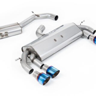 MILLTEK - SSXVW414 - VOLKSWAGEN GOLF MK7 R 2.0 TSI 300PS (ECE APPROVED &AMP; 76.2MM SYSTEMS) 2014&GT;2016 CAT-BACK