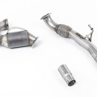MILLTEK - SSXVW545 - VOLKSWAGEN UP! 1.0TSI 90PS - UP! GTI 1.0TSI 115PS (3 &AMP; 5 DOOR) 2016&GT;2026 HI-FLOW SPORTS CAT AND DOWNPIPE