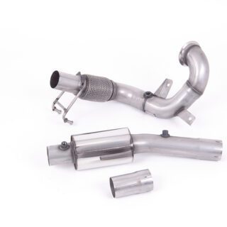 MILLTEK - SSXVW554 - VOLKSWAGEN POLO GTI 2.0 TSI (AW 5 DOOR PRE FACELIFT MODELS ONLY) - GPF/OPF MODELS ONLY 2019&GT;2021 LARGE-BORE DOWNPIPE AND DE-CAT