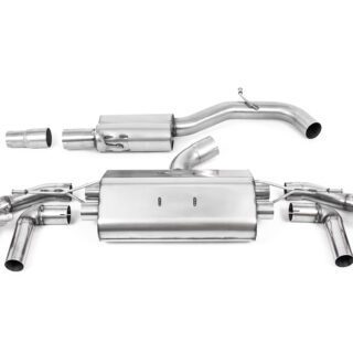 MILLTEK - SSXVW633 - VOLKSWAGEN GOLF MK8 R 2.0 TSI 320PS (GPF EQUIPPED MODELS ONLY) 2021>2024 / MK8.5 R (333PS OPF/GPF EQUIPPED MODELS ONLY) 2024>2026 PARTICULATE FILTER-BACK