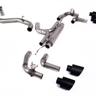 MILLTEK - SSXVW668 - VOLKSWAGEN GOLF MK8 R 2.0 TSI 320PS (GPF EQUIPPED MODELS ONLY) / GOLF MK8.5 R (333PS OPF/GPF EQUIPPED MODELS ONLY) 2021&GT;2026 PARTICULATE FILTER-BACK