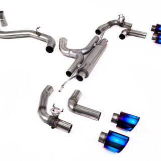 MILLTEK - SSXVW670 - VOLKSWAGEN GOLF MK8 R 2.0 TSI 320PS (GPF EQUIPPED MODELS ONLY) / GOLF MK8.5 R (333PS OPF/GPF EQUIPPED MODELS ONLY) 2021&GT;2026 PARTICULATE FILTER-BACK