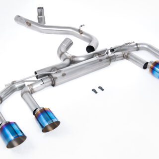 MILLTEK - SSXVW706 - VOLKSWAGEN GOLF MK8 R 2.0 TSI 320PS (GPF EQUIPPED MODELS ONLY) / GOLF MK8.5 R (333PS OPF/GPF EQUIPPED MODELS ONLY) 2021&GT;2026 PARTICULATE FILTER-BACK