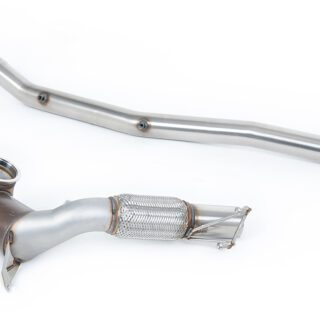 MILLTEK - SSXVW708 - SEAT CUPRA FORMENTOR 2.0TFSI 310PS & 333PS / VOLKSWAGEN TIGUAN R 320PS – T-ROC R 2.0TSI 300PS (MQB EVO OPF/GPF VEHICLES) 2021>2026 LARGE BORE DOWNPIPE AND HI-FLOW SPORTS CAT