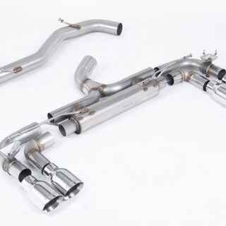 MILLTEK - SSXVW713 - VOLKSWAGEN GOLF MK7 R 2.0 TSI 300PS (80MM RACE SYSTEM OPTIONS) 2014&GT;2016 CAT-BACK
