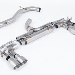 MILLTEK - SSXVW715 - VOLKSWAGEN GOLF MK7 R 2.0 TSI 300PS (80MM RACE SYSTEM OPTIONS) 2014&GT;2016 CAT-BACK