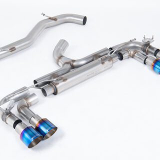 MILLTEK - SSXVW716 - VOLKSWAGEN GOLF MK7 R 2.0 TSI 300PS (80MM RACE SYSTEM OPTIONS) 2014&GT;2016 CAT-BACK