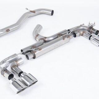 MILLTEK - SSXVW718 - VOLKSWAGEN GOLF MK7 R 2.0 TSI 300PS (80MM RACE SYSTEM OPTIONS) 2014&GT;2016 CAT-BACK