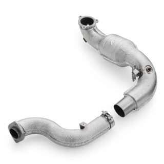 RM MOTORS - DOWNPIPE MERCEDES-AMG A35 GPF W177 4MATIC + HEAT SHIELD AND CATALYST