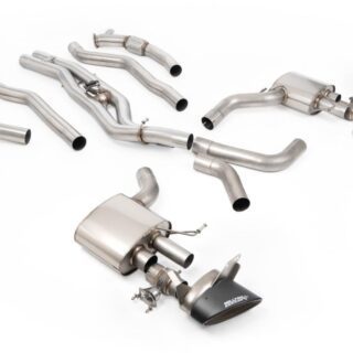 MILLTEK - SSXAU1050 - AUDI RS6 C8 4.0 V8 BI-TURBO / RS7 C8 4.0 V8 BI-TURBO (OPF/GPF MODELS) - SIGNATURE SERIES TITANIUM 2019&GT;2026 PARTICULATE FILTER-BACK
