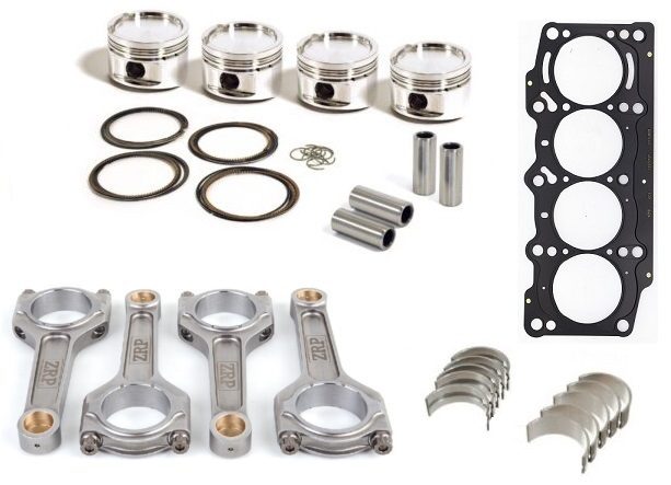R2Z - V3 ENGINE KIT / ZRP I-BEAM CONNECTING RODS + JE PISTONS 1.4 TJET - 1.4 MULTIAIR